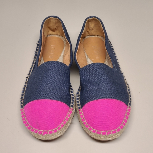 J. Crew Canvas Espadrille loafers size 6 - Picture 3 of 10